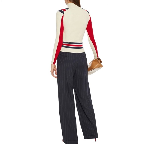 Rag & Bone | Julee Striped Wool Turtleneck - Picture 4 of 9